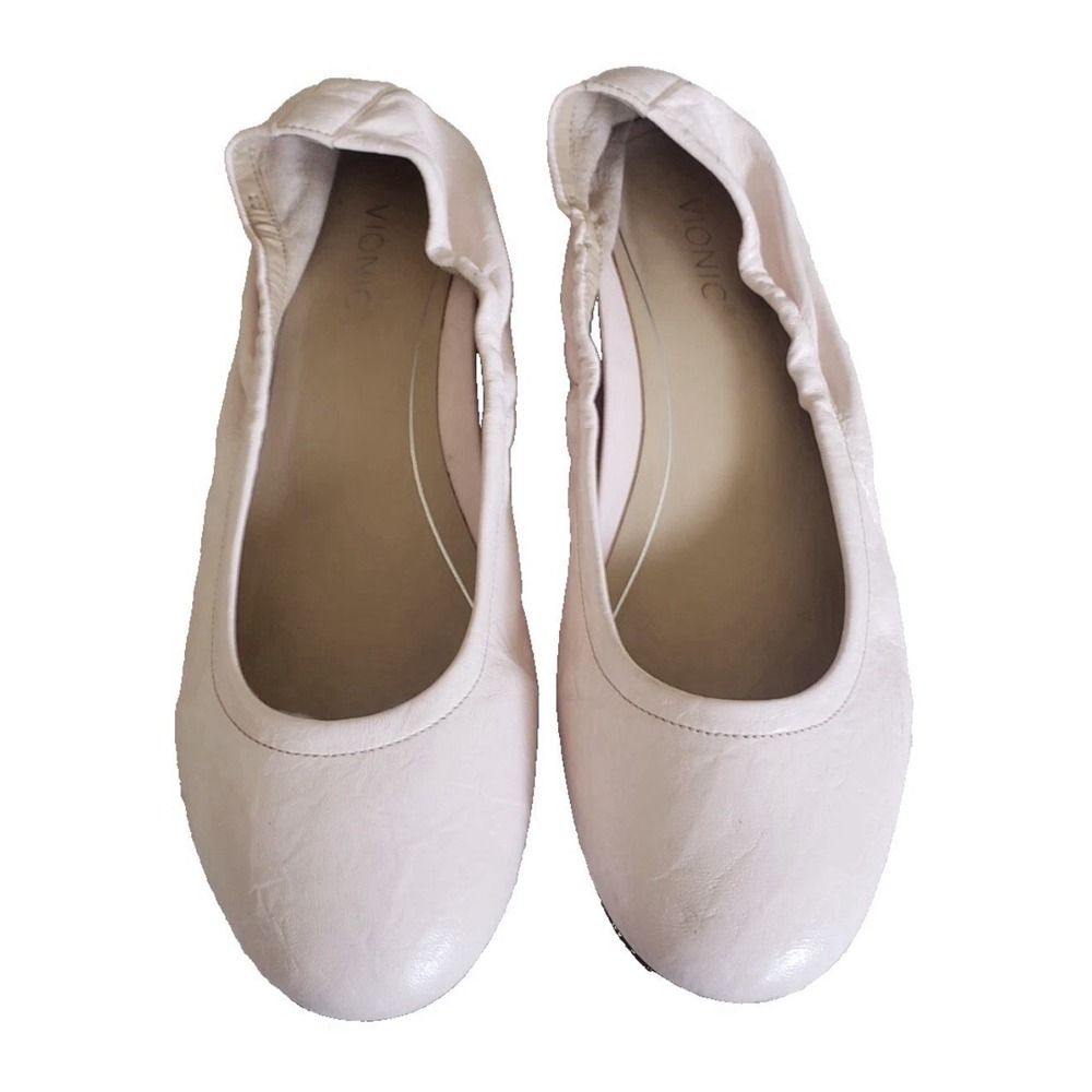 Vionic Alexa Ballet Flat Shoes Women's Size 5 Light pink Leather comfort shoes